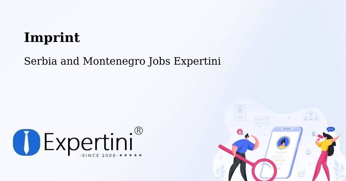 Imprint – Prescott - Serbia and Montenegro Jobs Expertini